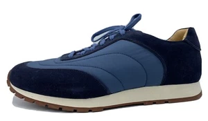 Loro Piana Blue Suede Sneakers Size US 14.5, EU 47.5, Made in Italy - Picture 1 of 4