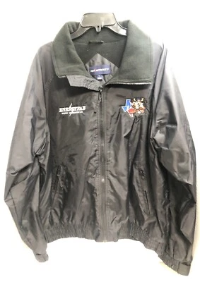 Port Authority Men’s Large Rain Jacket Black EnergyFab   - Image 1 of 3