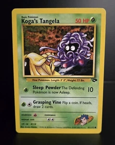 Pokémon TCG - KOGA'S TANGELA - 81/132 - UNLIMITED - GYM CHALLENGE (2000) - LP/NM - Picture 1 of 1