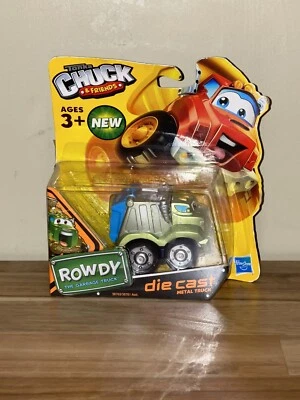 RARE!! 2011 Tonka Chuck & Friends ROWDY Garbage Truck Die Cast playskool hasbro - Изображение 1 из 4