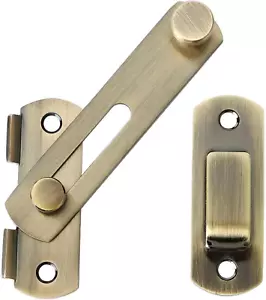 Flip Latch Gate Latches Safety Door Lock for Barn Wood Fence Sliding French Door - Picture 1 of 12