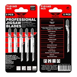 TopsTools Stichsägeblätter T144D T101BR T101AO T101B T101D T118A T344D TOP QUALITÄT - Bild 1 von 45
