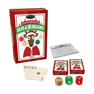 University Game Deer in the Headlight Holiday Edition Christmas Fun Family Night - Picture 1 of 6