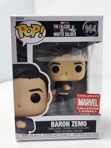 Funko Pop! Baron Zemo Falcon Winter Soldier 964 Marvel Collector Corps Exclusive - Picture 1 of 6