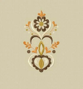 Machine Embroidery digital pattern. Folk design. 3 sizes - Picture 1 of 4