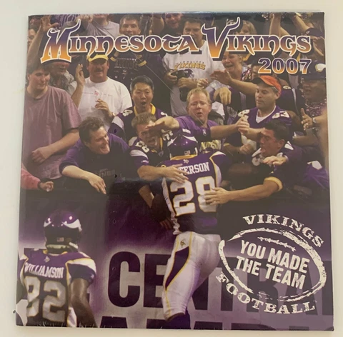 Minnesota Vikings 2007 Season Ticket Holder Promotional Disk CD Cover