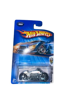 Hot Wheels 2005 Dodge Tomahawk  Sliver Motorcycle w/Chrome Wheels C2712 - NIP. - Image 1 of 4
