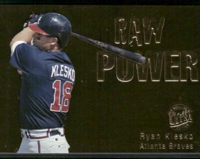 1996 Ultra #597 Ryan Klesko Gold Medallion - Image 1 of 2