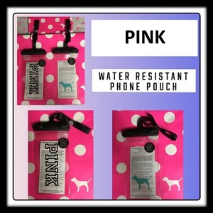 Victoria's Secret Pink Water Resistant Lanyard Phone Case Pouch Bag Pool U Pick - Picture 1 of 5
