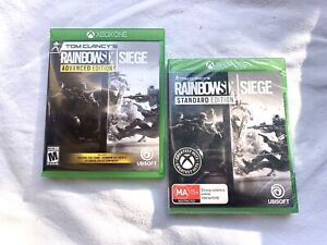 Xbox One Rainbow Six Siege Advanced Edition & Standard 1 Sealed Tom Clancy ~