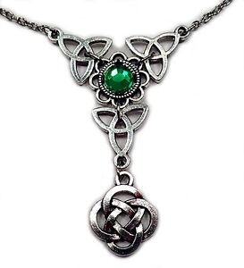 Celtic Trinity Knot Renaissance Irish Elf Elven Choker Necklace Bridal Jewelry