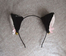Black Cat Ears – Black Cat Headband - Kitten Cosplay – Plush ears – Handmade