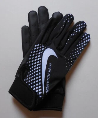 Nike Hyperdiamond Batting Printed Glove 2.0 Tee Ball YOUTH Black/White/White S/M - Image 1 of 4