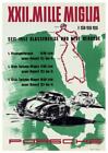 Porsche Poster 1955 356 Gran Turismo Mille Miglia 550 Spyder   Amazing Print