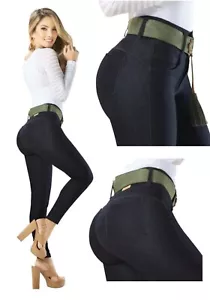 Pantaloni de Mujer Colombianos Jeans Push-Up Levanta Cola Pompis Butt Lifter - Foto 1 di 8