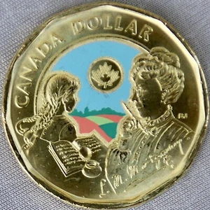 **NEW*CANADA / KANADA_1 Dollar 2024_Lucy Maud Montgomery_orig. coloriert_unc - Picture 1 of 4