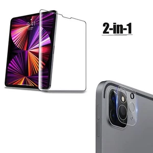 Für iPad Pro 2021 11″ Display und Kamera Schutzglas Echtglas robuste Panzerfolie - Bild 1 von 5