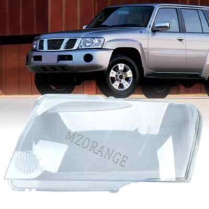 Left Side Clear Front Headlight Lens Cover For Nissan Patrol Y61 GU 2004-2011 - Picture 1 of 12