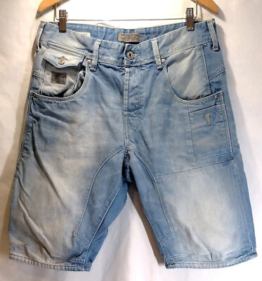 Pantalones Cortos Largos de Denim Jack and Jones Core Deadstock Ropa de Trabajo Calce Suelto Lavado Ligero XL Foto 1 de 4