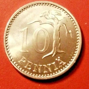 Finland * 10 penniä *1983N - Aluminum * UNC - * - Picture 1 of 2