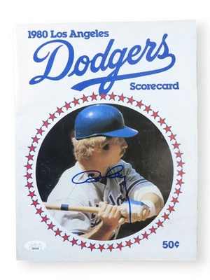 Ron Cey Signed Autographed Magazine 1980 Dodgers Scorecard JSA CB83048 - Image 1 of 4