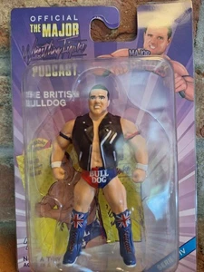 British Bulldog Davey Boy The Major Bendies Wrestling Figure Podcast Series 4 5" - Picture 1 of 11