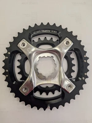 Truvativ SRAM 42-28 MTB 2x 10 speed Chainrings with Spider. 4- Bolt 120BCD. - Image 1 of 2