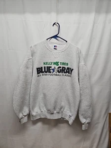 Vintage RARE 90's Russell  Blue Gray Football Classic Sz XL Made in USA - Picture 1 of 16