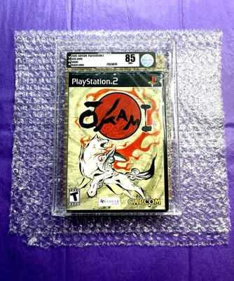 Okami (PlayStation 2, 2006) Capcom PS2 Factory Sealed - VGA 85 NM+ not WATA - Image 1 of 4