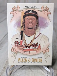  2021 Topps Allen and Ginter #72 Ronald Acuna Jr - Picture 1 of 2