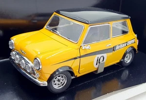 Solido 1/18 Scale Diecast 2190-5 - Mini Cooper S #10 Britax Cooper - Yellow - Picture 1 of 5