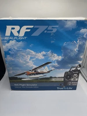 R/C Flight Simulator Interlink Elite Controller Edition Real Flight 7.5 Complete - Photo 1/4