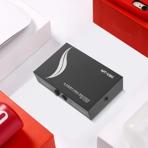 Portable 1 Out 2-Port Box Splitter for PC /DVD Player /TV /LCD Monitor - Afbeelding 1 van 12
