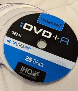 19 Intenso Rohlinge DVD+R Double Layer 4,7GB, 16x fach Speed (Rest von 25 Stück) - Bild 1 von 3