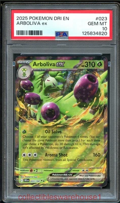 Pokemon Destined Rivals Arboliva ex 023 PSA 10 - Image 1 of 2