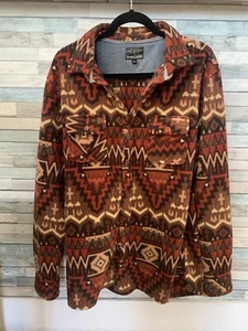 Jacket Size XL Native Southwestern men’s Nature Fleece Aztec Sweater - Bild 1 von 7