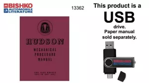 1942 1943 1944 1945 1946 1947 Hudson Shop Service Repair Manual USB - Picture 1 of 3
