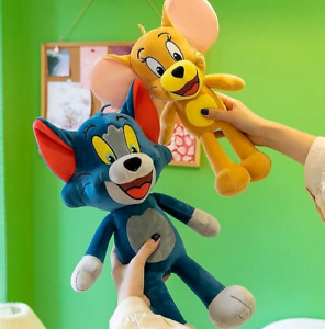 COMBO DEAL 2pcs Tom and Jerry Doll Plush Toy Stuffed Cartoon Toy Kids Gift