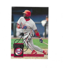 Autographed KIM BATISTE Philadelphia Phillies 1994 Donruss Card #470 w/COA