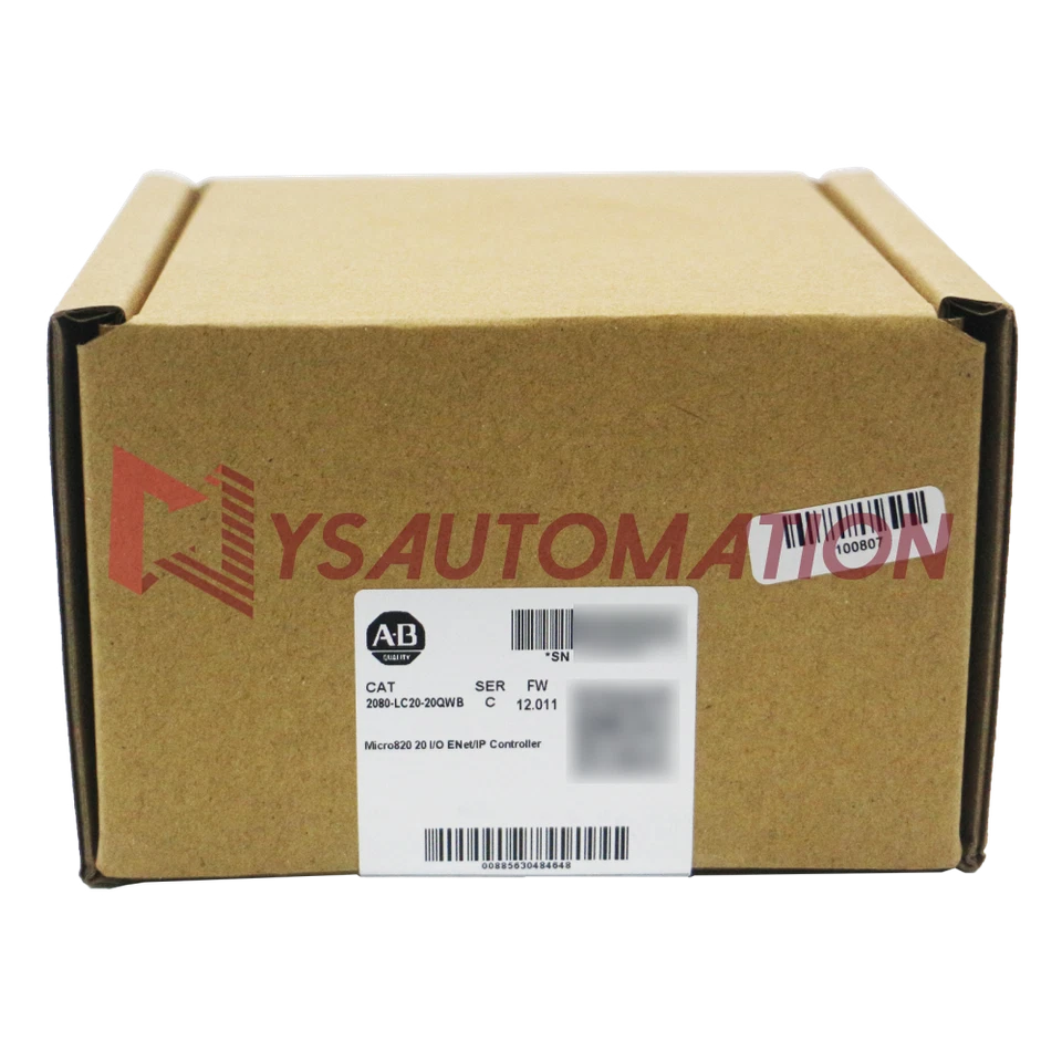 New Allen-Bradley 2080-LC20-20QWB Micro820 20 I/O ENet/IP Controller - Image 1 of 3