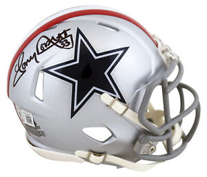 Cowboys Tony Dorsett Authentic Signed 1976 TB Rep Mini Helmet BAS Witnessed