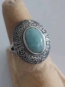 Beautiful Sterling Silver QJ Designer Ring - Picture 1 of 7