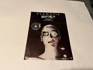 Sheet Music Why Me Planet P 1984 A29A - Picture 1 of 1