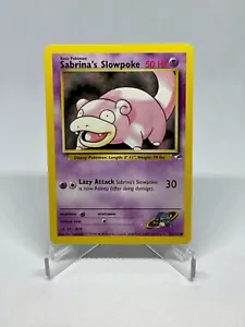 Pokemon Gym Heroes Set COMMON Sabrina's Slowpoke 74/132 - Near Mint (NM) - Bild 1 von 1