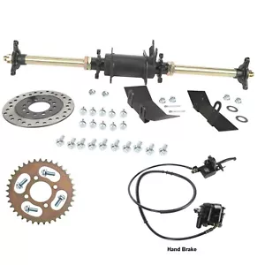 Piñón de freno de eje trasero completo de 710 mm 28"" para carro cuádruple de mini ATV - Imagen 1 de 12