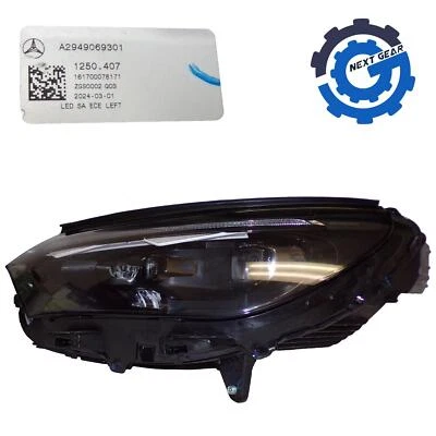 Conjunto de faros izquierdos LED OEM Mercedes Benz Euro 2023-2024 EQS SUV 2949069301 Foto 1 de 4
