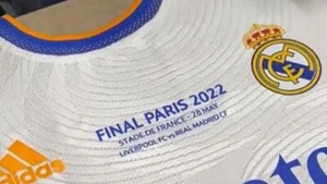 Ecriture détail match officiel finale ligue des champions 2022 REAL vendeur pro - Imagen 1 de 3