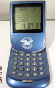 Calendario perpetuo e orologio da scrivania/calc vintage Pratt & Whitney motori affidabili - Foto 1 di 3