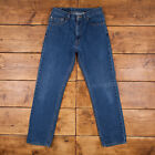 Vintage Levis 505 Jeans 33 x 32 USA Made Stonewash Straight Blue Red Tab Denim