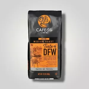 Taste of DFW Cafe Ole ground coffee 12oz bag - Picture 1 of 1